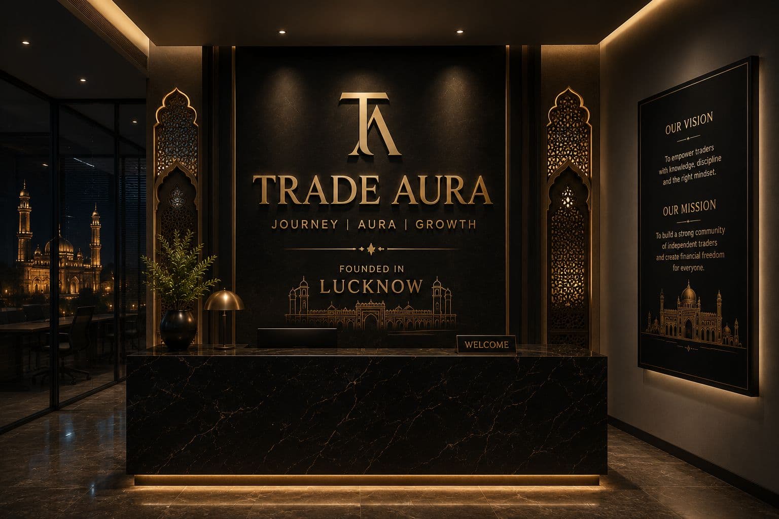 TradeAura Institute — trading room