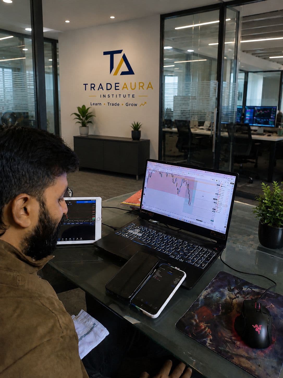 Rahul Sharma - TradeAura Elite Trader Program - Indian Markets student